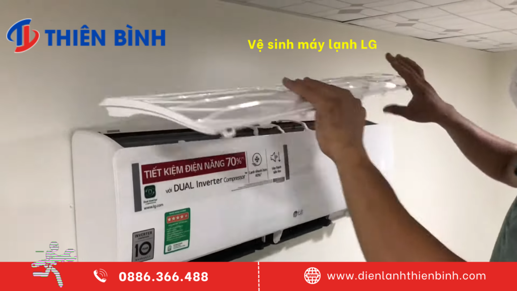 
Quy trình vệ sinh máy lạnh LG tại nhà