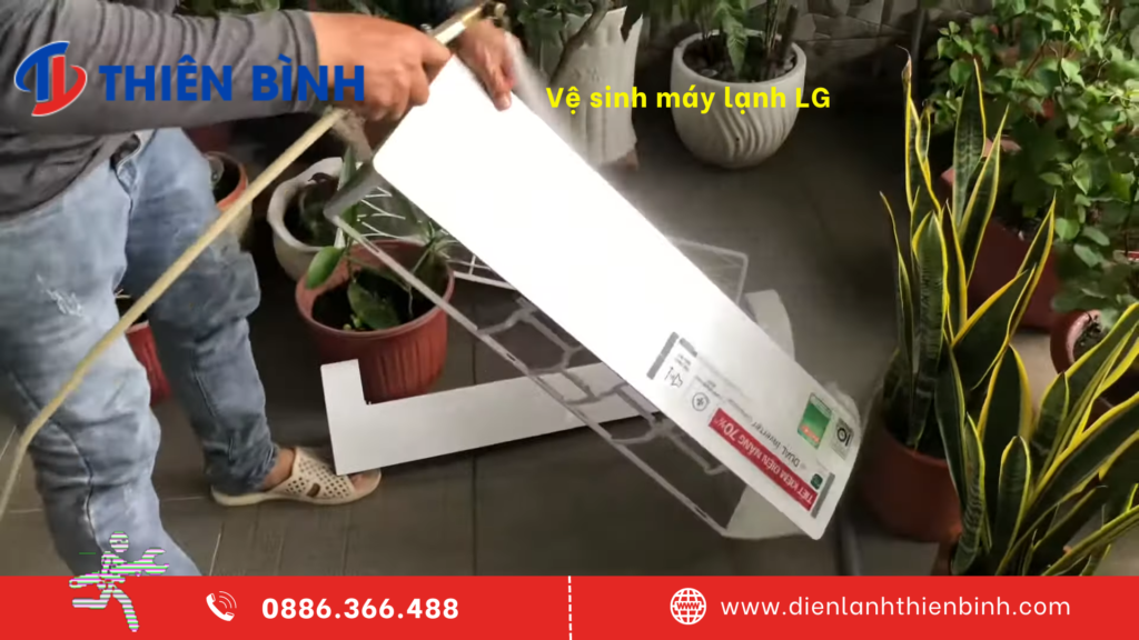 Quy trình vệ sinh máy lạnh LG tại nhà