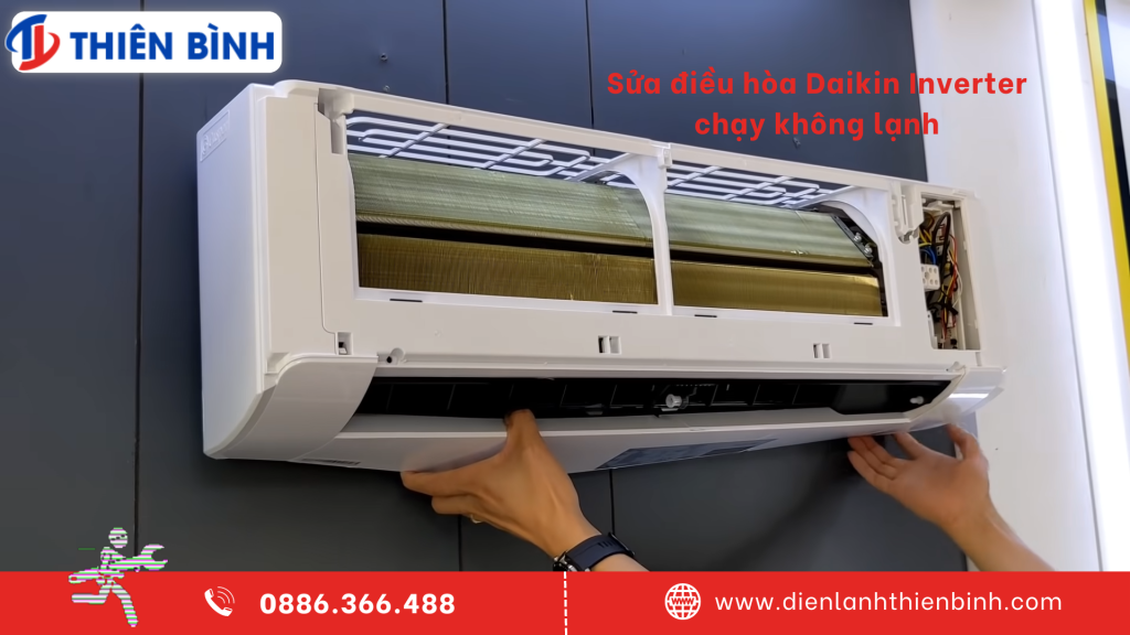 Nguyên nhân điều hòa Daikin Inverter chạy không lạnh