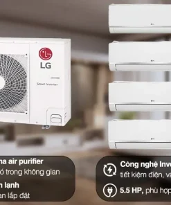 Bộ Máy Lạnh Multi LG Inverter 4 Dàn Lạnh 4 HP A4UQ36GFD0 + AMNQ09GSJB0 0