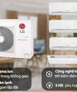 Bộ máy lạnh Multi LG Inverter 3 dàn lạnh & cassette 5 HP A5UQ48GFA 0