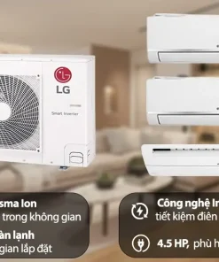 Bộ máy lạnh Multi LG Inverter 2 dàn lạnh & cassette 4 HP A4UQ36GFD0 4