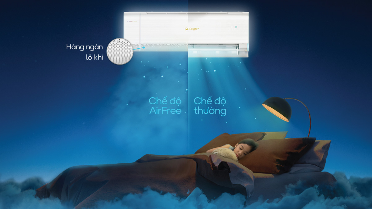 che-do-airfree-tren-dieu-hoa-casper-inverter-2-chieu-xh-09if35 Chế độ AirFree đang đến hơi lạnh thoải mái cho người dùng