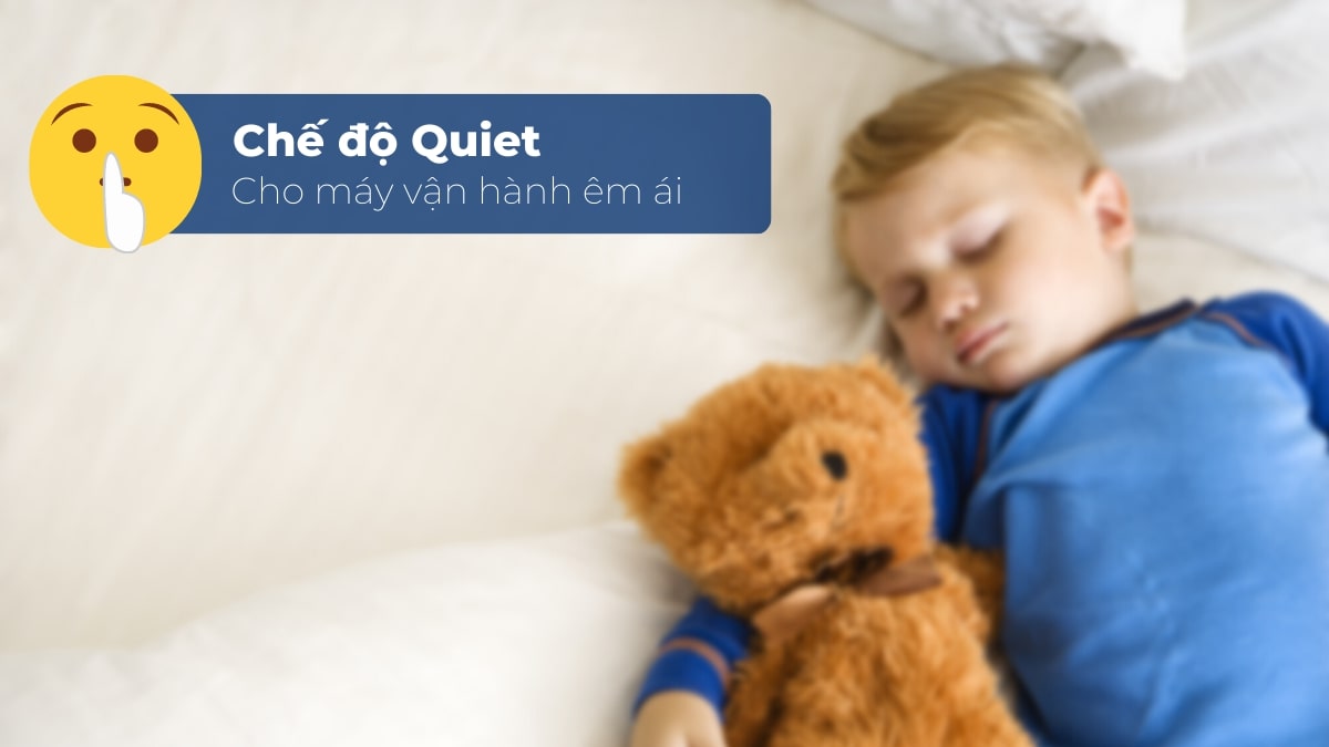 Chế độ Quiet hạn chế tối đa tiếng ồn