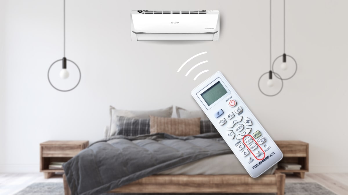 che-do-hen-gio-bat-tat Tính năng hẹn giờ trên máy lạnh Sharp Inverter 1.5HP AH-X13ZEW