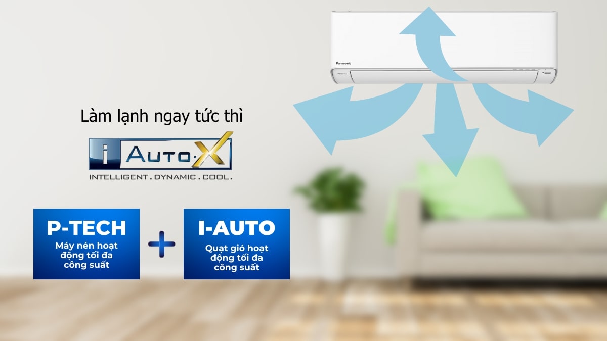 Làm lạnh tức thì với chế độ iAUTO-X