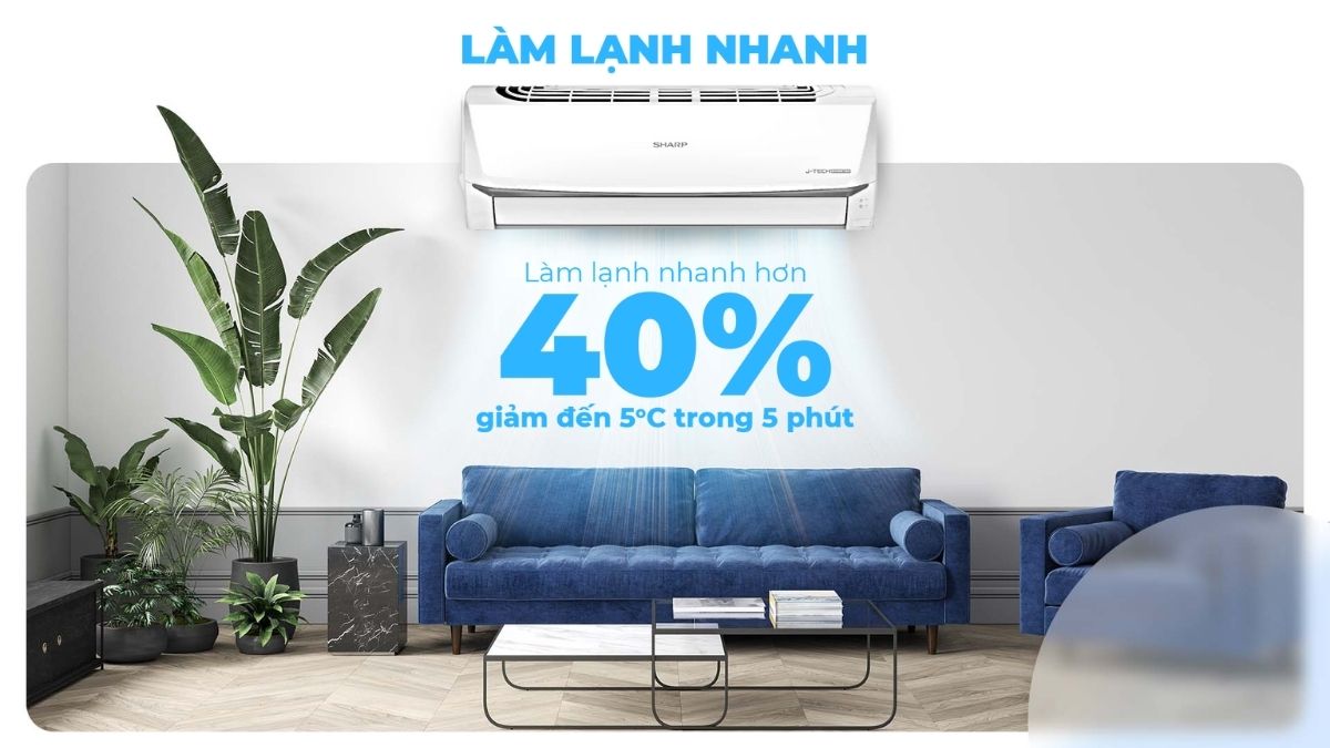 Làm lạnh tức thì với chế độ Super Jet