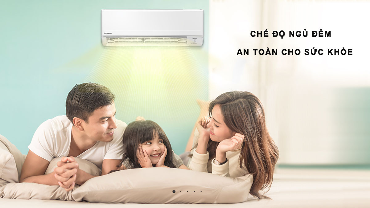 Chế độ ngủ đêm của máy lạnh Panasonic mang đến giấc ngủ ngon
