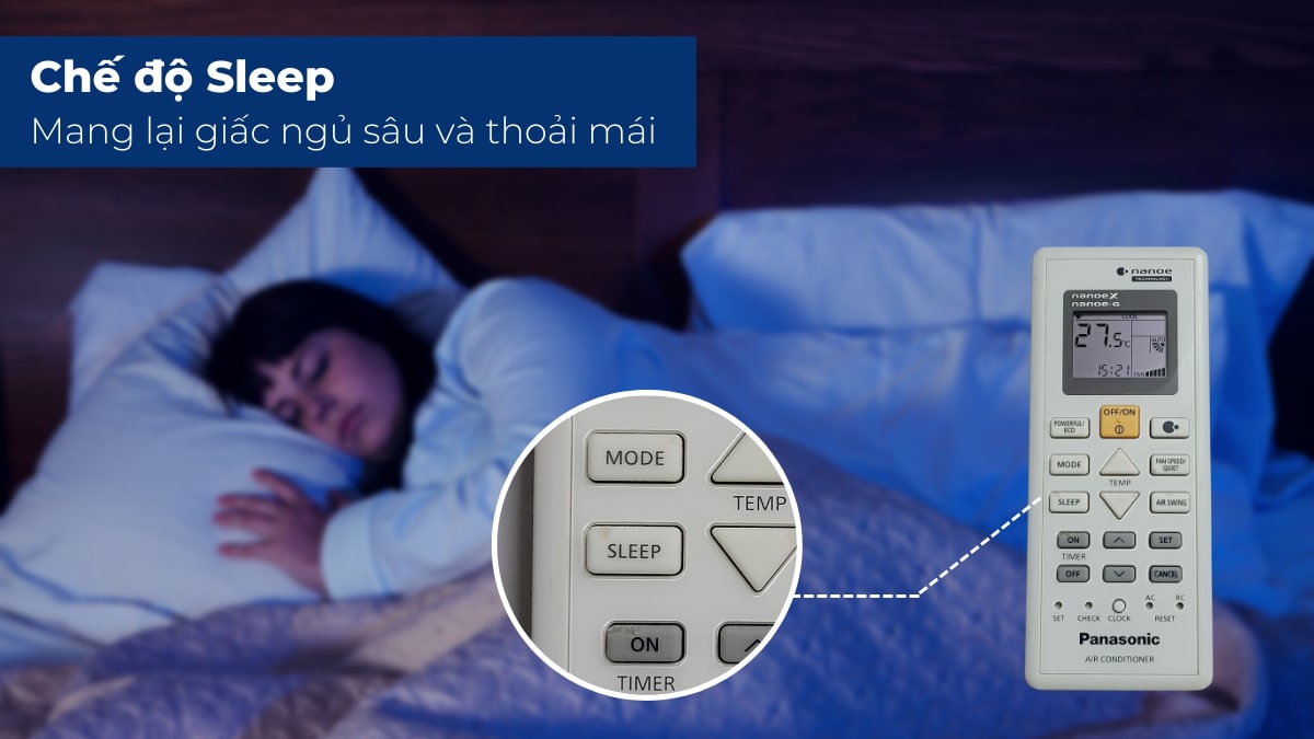 Chế độ Sleep mang đến giấc ngủ an lành