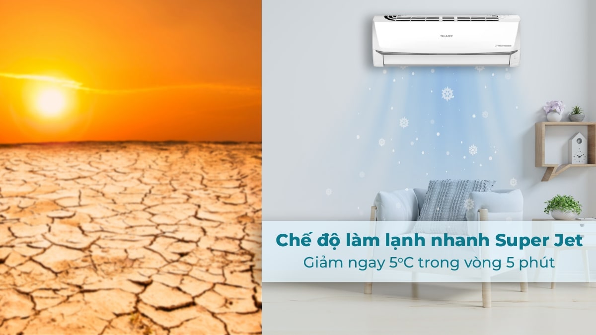 che-do-super-jet Làm lạnh nhanh tức thì với chế độ Super Jet