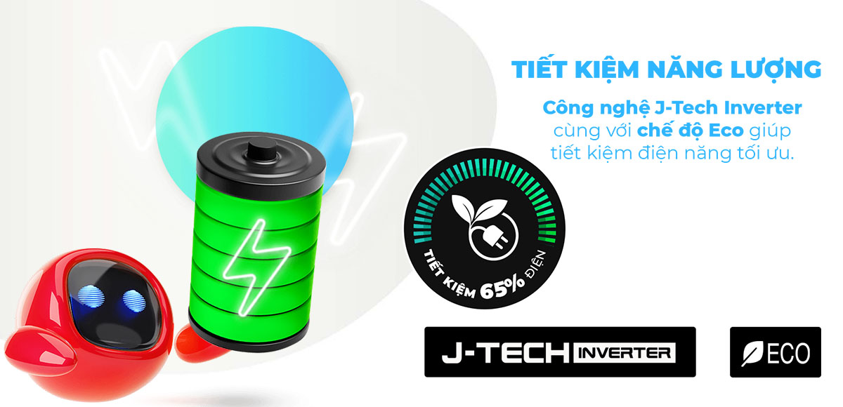 cong-n26 Công nghệ J-Inverter và chế độ Eco tiết kiệm điện