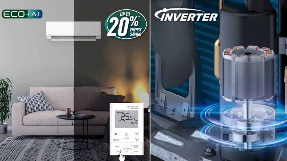 Công nghệ Inverter kết hợp chế độ Eco nâng cao hiệu quả tiết kiệm điện