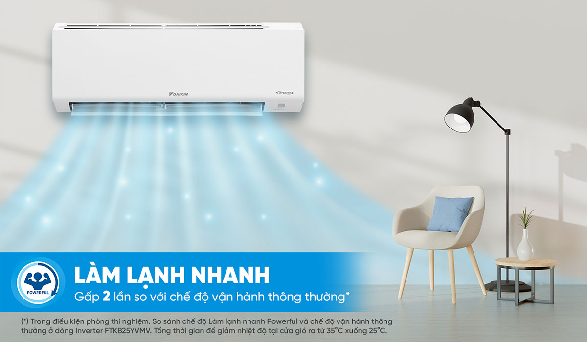 Công nghệ làm lạnh nhanh Powerful