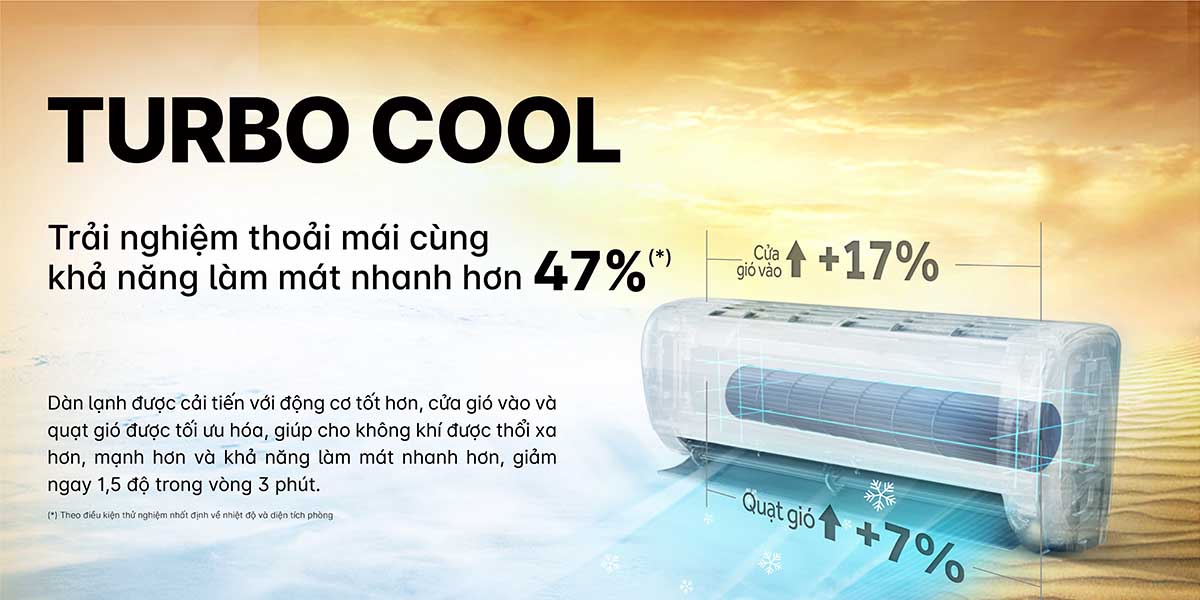 Công nghệ làm lạnh Turbo Cool