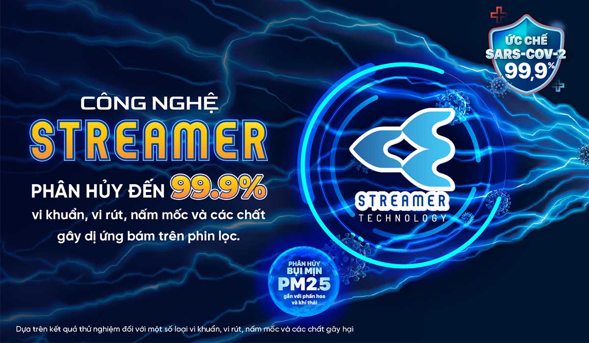 Công nghệ lọc khí Streamer