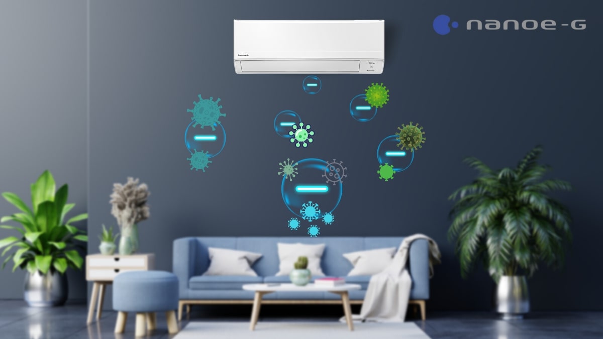 Công nghệ Nanoe-G kháng khuẩn hiệu quả