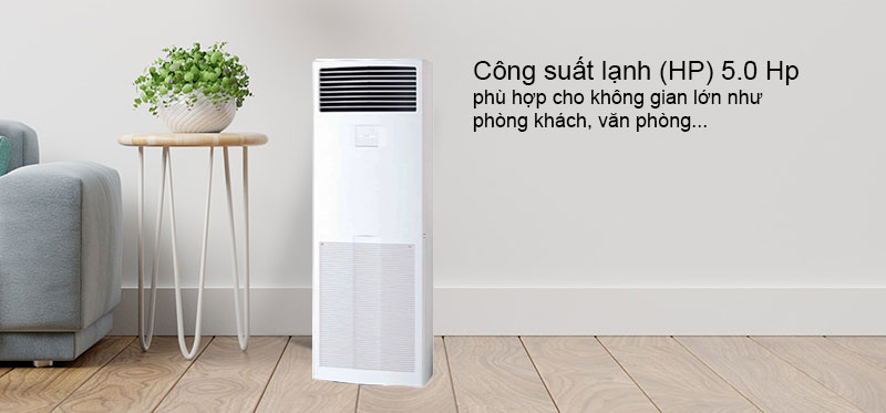 cong-suat-lon-5_0-hp Có công suất 5.0 Hp, máy lạnh phù hợp cho không gian từ 64 - 67 m² (192 - 201 m³).