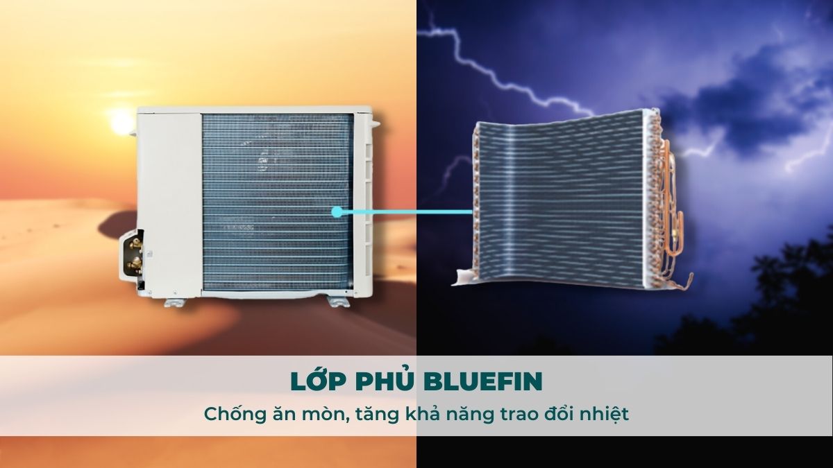 Dàn trao đổi nhiệt được phủ lớp chống ăn mòn BlueFin
