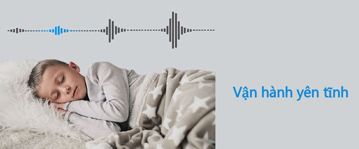 Độ ồn trung bình 34 dB (A)