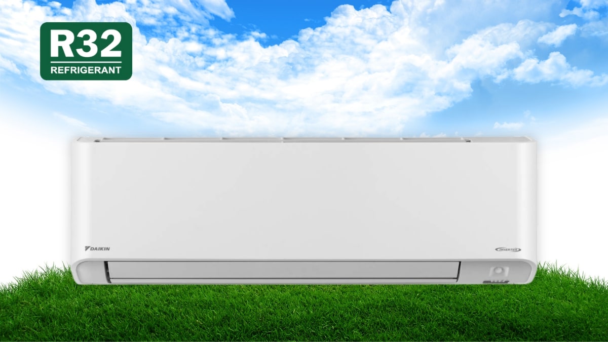 gas-r32-tren-may-lanh-daikin-1_5-hp-ftkz35vvmv Máy lạnh Daikin 1.5 Hp FTKZ35VVMV sử dụng gas R32 có hiệu suất làm lạnh cao