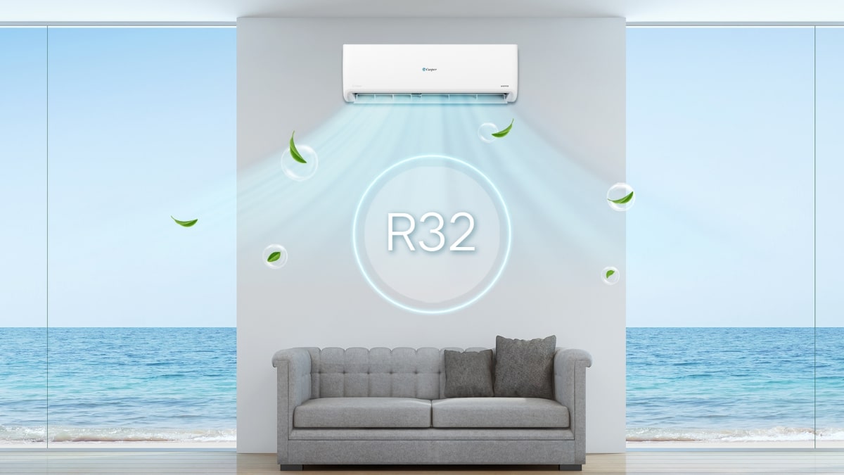 gas-r322 Máy Lạnh Casper Inverter 2.5 HP GC-24IS35 sử dụng gas R32