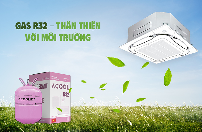 gas-r323 Sử dụng gas R32 thân thiện với môi trường