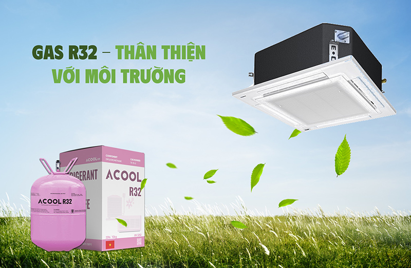 gas-r326 Sử dụng loại gas thế hệ mới thân thiện với môi trường