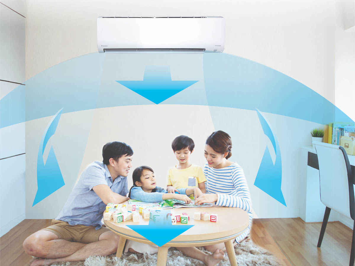 Khả năng khử ẩm của HP FTHF50VVMV giúp căn phòng luôn khô thoáng