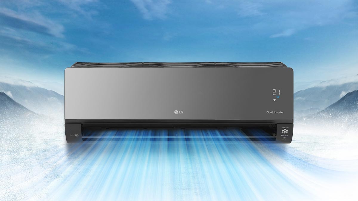 lan-gio-de-chiu-voi-canh-quat-thong-minh Bạn sẽ có phút giây thoải mái, dễ chịu nhờ chế độ Comfort Air trên máy lạnh LG