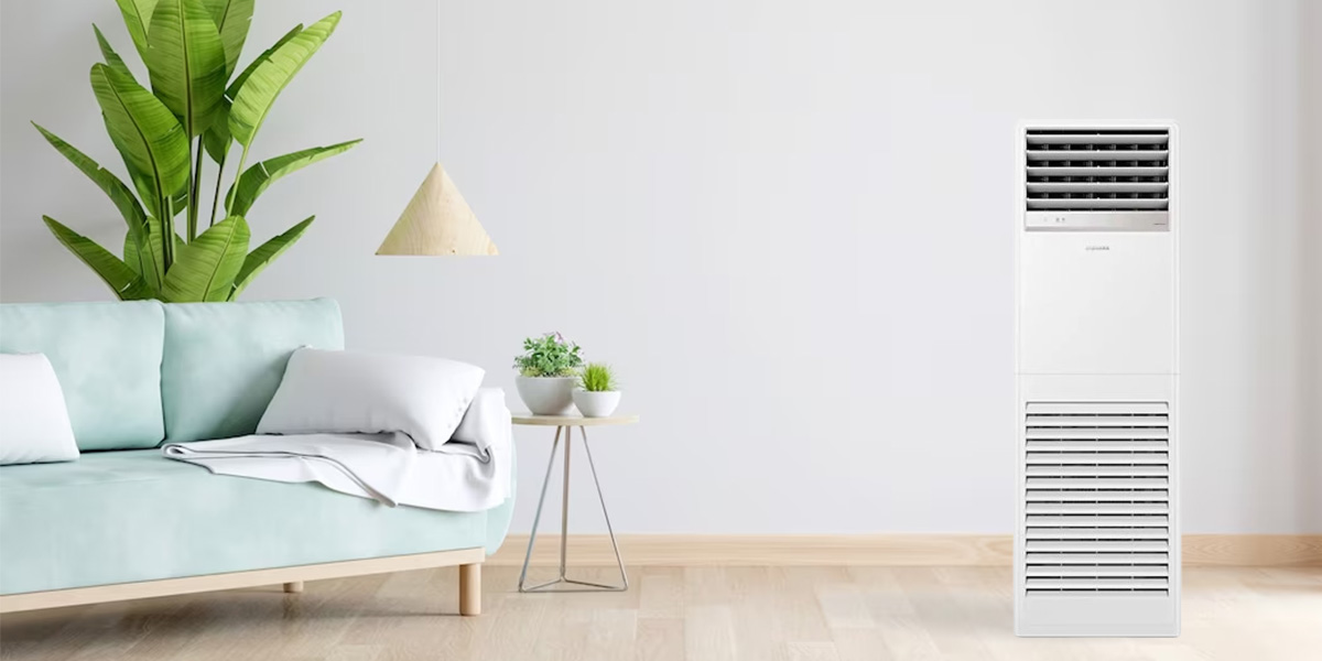 may-la12-2 Máy Lạnh Tủ Đứng Samsung Inverter 4 HP AC036BNPDKC/TC có thiết kế hiện đại