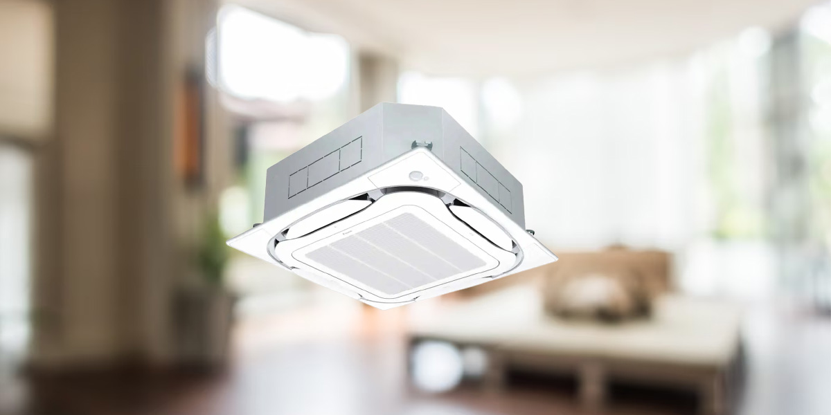 may-la137 Máy Lạnh Âm Trần Daikin Inverter 1.5 HP FCFC40DVM (1 Pha) có thiết kế hiện đại