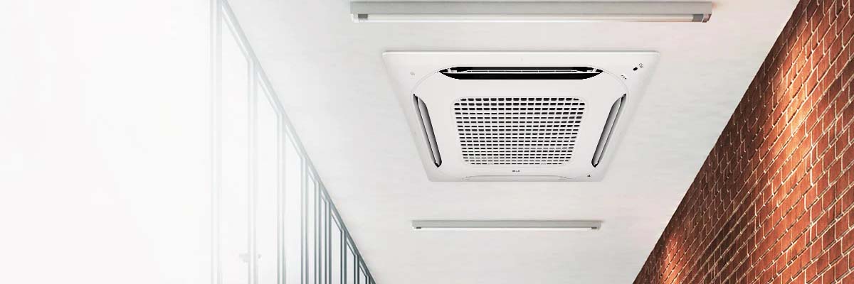 Máy Lạnh  Âm Trần LG Inverter 5.0 HP ZTNQ48LMLA0/ZUAD3+PT-MCGW0 (3 Pha) sở hữu thiết kế trang nhã