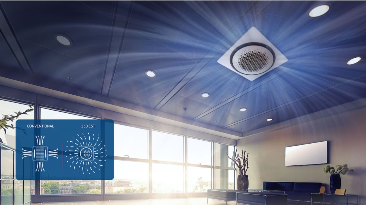 Hơi lạnh được phân bố đồng đều 360 độ