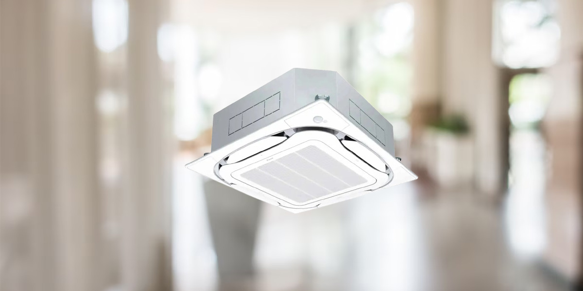 may-la157 Máy Lạnh Âm Trần Daikin Inverter 5.5 HP FCFC140DVM (3 Pha) - Điều Khiển Không Dây có thiết kế không chiếm quá nhiều diện tích