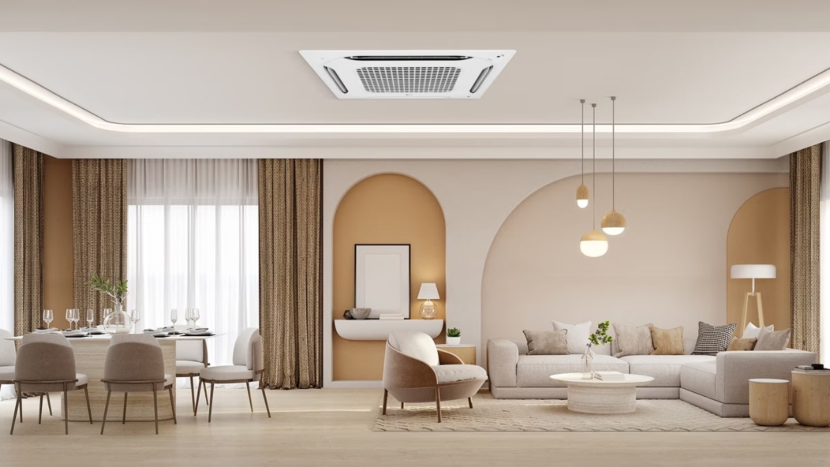 may-la17 Máy Lạnh Âm Trần LG Inverter 4.0 HP ZTNQ36LNLA0/ZUAD3+PT-MCGW0 (3 Pha)