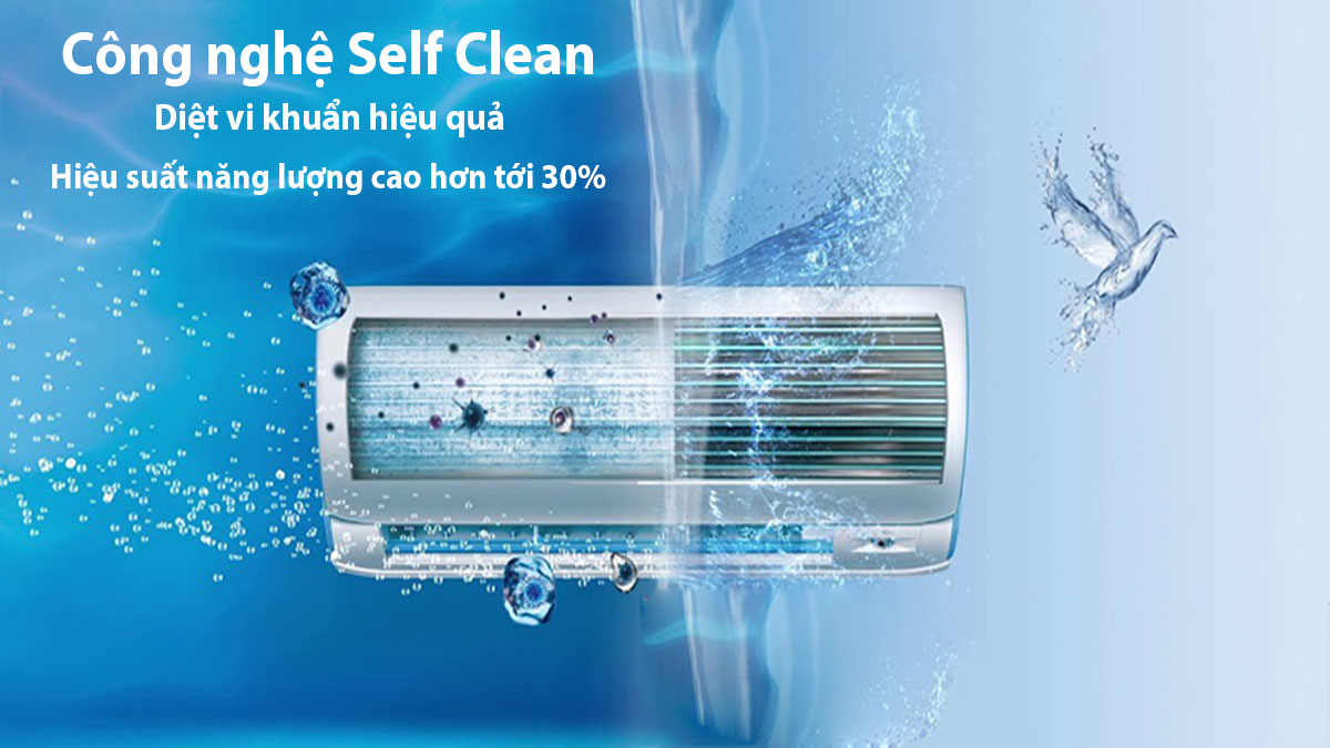 may-lanh-aqua-inverter-tinh-nang-self-clean Self Clean cho ra chất lượng không khí tinh khiết
