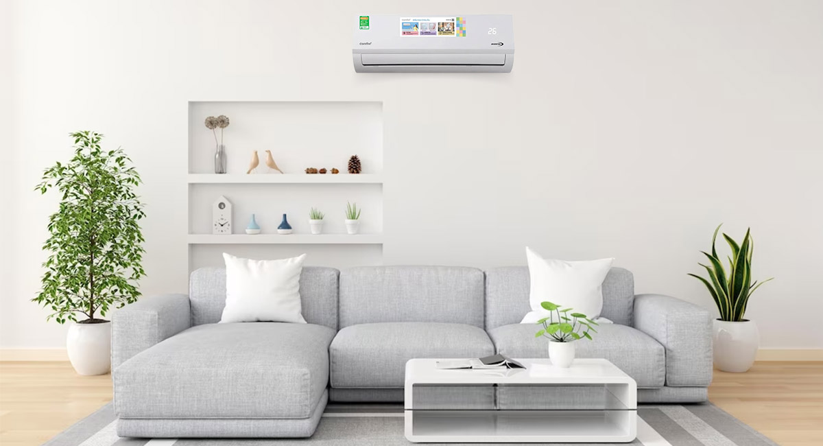 may-lanh-comfee-inverter-2-hp-cfs-18vaff-v-co-thiet-ke-hien-dai Máy Lạnh Comfee Inverter 2 Hp CFS-18VAFF-V có thiết kế hiện đại