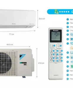 Máy Lạnh Daikin Inverter 1 Hp ATKF25YVMV/ARKF25YVMV 0