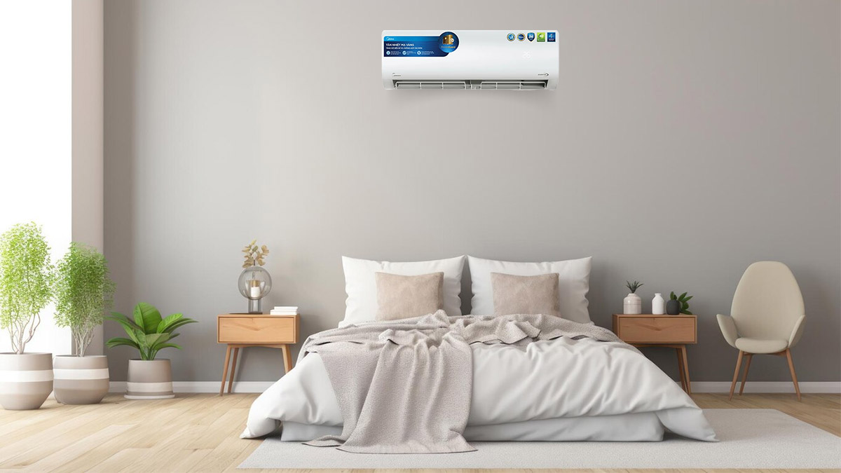 Máy Lạnh Midea Inverter 1 Hp MSAGII-10CRDN8 có thiết kế hiện đại