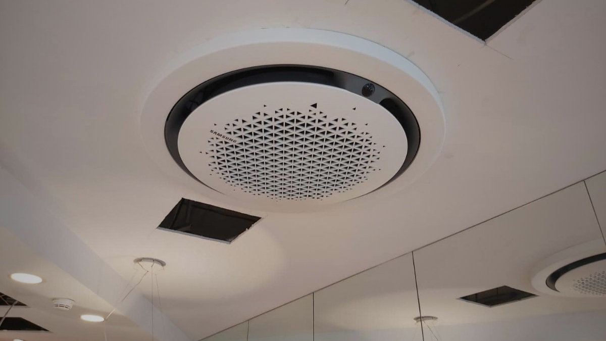 Thiết kế của máy Lạnh Âm Trần 360 Độ Samsung Inverter 4.5 HP AC120TN4PKC/EA