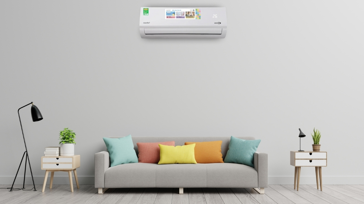 thiet-ke-may-lanh-comfee-inverter-1_5-hp-cfs-13vaff-v Máy Lạnh Comfee Inverter 1.5 Hp CFS-13VAFF-V sở hữu thiết kế tối giản