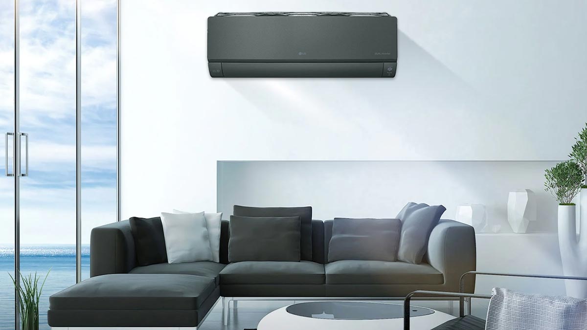 thiet-ke-may-lanh-lg-mau-den-dac-biet Thiết kế Máy Lạnh LG Inverter 1.5 HP V13APIG mang phong cách Artcool sang trọng