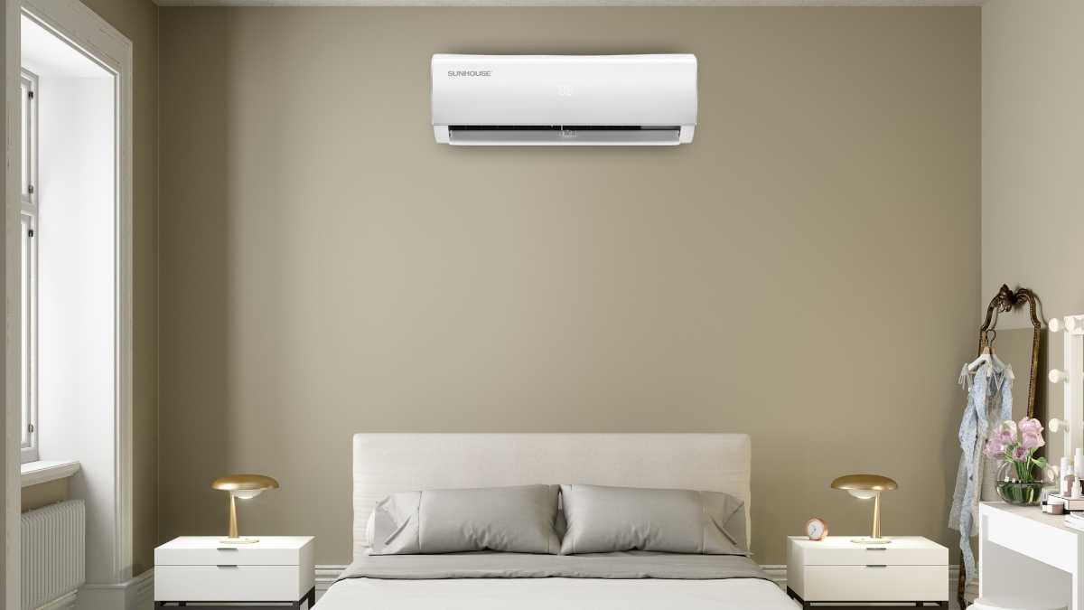 thiet-ke-may-lanh-sunhouse-1-hp-shr-aw09c420 Máy Lạnh Sunhouse 1 Hp SHR-AW09C420 sở hữu thiết kế trang nhã