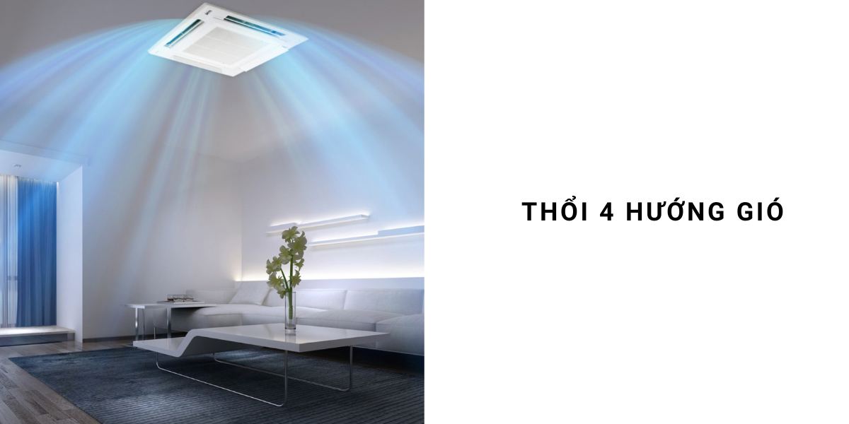 Thổi luồng gió mát lạnh khắp căn phòng