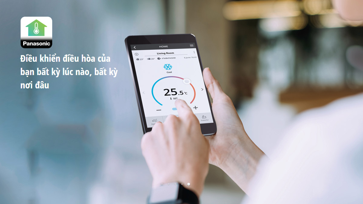 Ứng dụng điều khiển từ xa của máy lạnh Panasonic